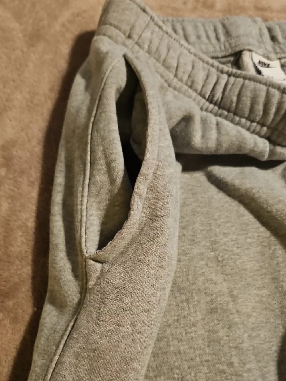 Nike Light Gray Men's Jogger Sweatpants